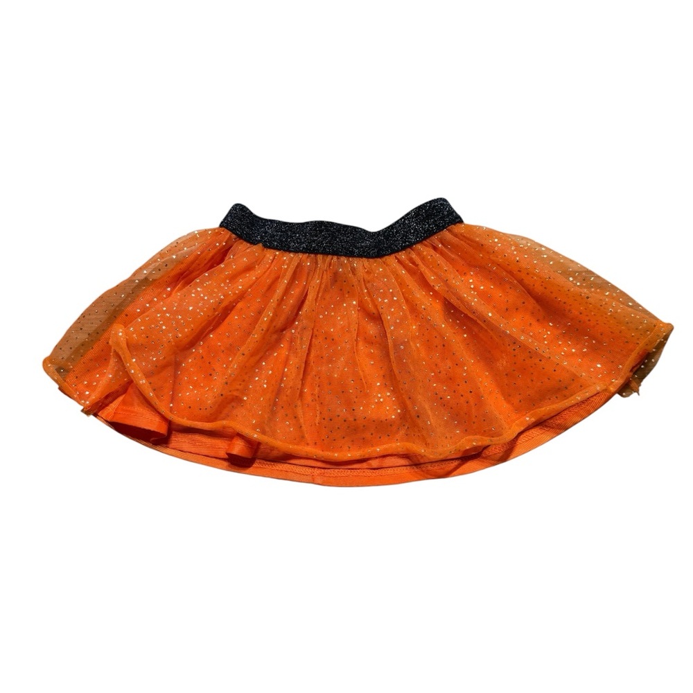 Halloween | Sparkly Orange Tulle Skirt | 18M